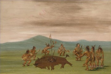 アメリカインディアン Painting - カトリン・メディシン・バッファロー・ウェスト・アメリカ